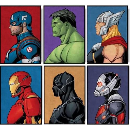 5D DIY Diamond Painting Marvel Superhero Full Diamond Embroidery Animal Home Decoration Cross Stitch Kits
