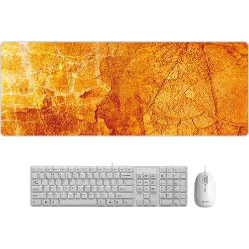 800x300x3 Mm Marble Large Gaming Mouse Pad Extended Computer Keyboard Desk Pad Mat Waterproof Rubber For Office Gaming Home