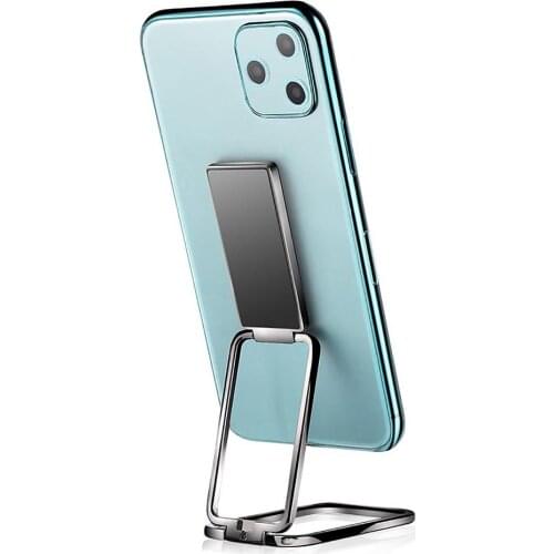 Double Magic Magnetic Car Phone Holder Stand For IPhone 12 Metal Phone Holder Foldable Desk Stand For Mobile Phone Universal