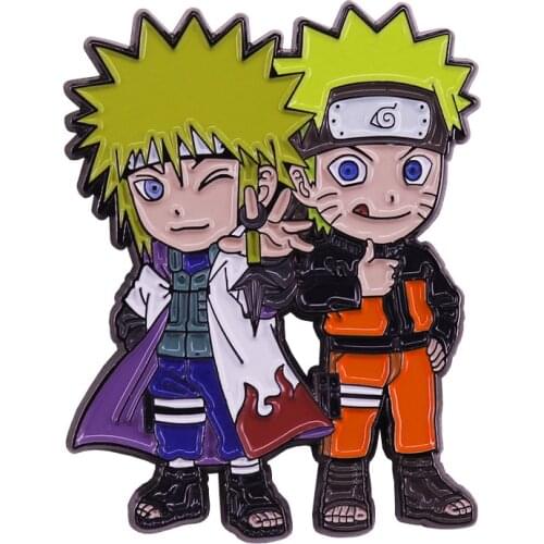 Uzumaki Enamel Pin Clothes Shirt Jeans Brooch Badge Charm Pins Metal Brooches for Women Men