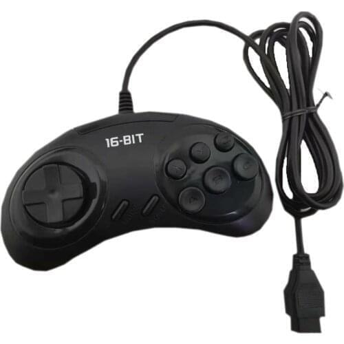 Wired USB Classic Gamepad 6 Buttons Game Controller Joypad game handle for SEGA MD2 PC MAC For Mega Drive 2
