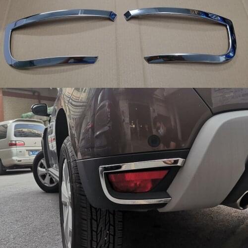 Stainless Steel Car Chrome rear tail Fog lights Lamp Cover for Renault Dacia Duster 2018-2022