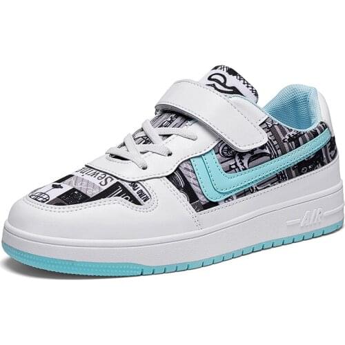 Children Fashion Sneakers Classical Graffiti Canvas Boys Outdoor Comfortable High Quality Sports Shoes 2021 New Brand 31-40 Euro