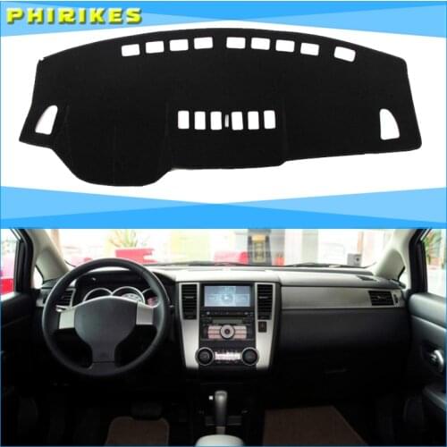 For Nissan Tiida C11 2007 2008 2009 2010 2011 Car Dashboard Cover Dash Mat Pad Sun Shade Dash Board Cover Instrument Platform