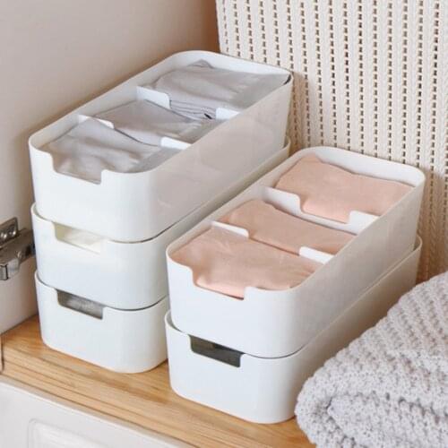 Organizer Storage Box Caja Organizadora Boite De Rangement Home Underwear Storage Box Close-Fitting Clothing Desktop Box#W