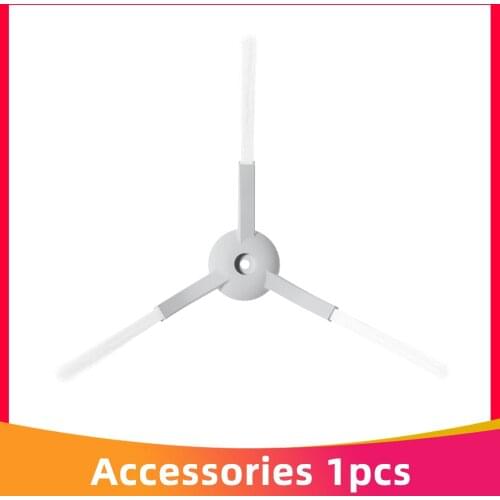 White 3-Arm Side Brush Replacement for Xiaomi Mijia G1 / MJSTG1 Vacuum Cleaner Mi Robot Washable Nylon Design durable