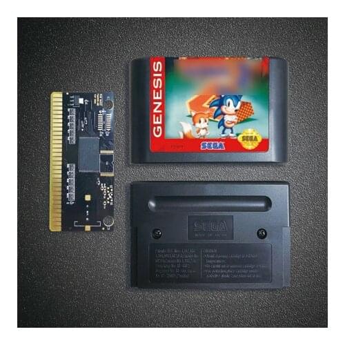Soniced Game The Hedgehog 2 - 16 Bit MD Game Card for Sega Megadrive Genesis Video Game Console Cartridge