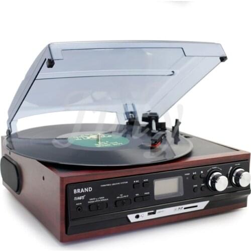 TR-17WEC retro phonograph audio modern bluetooth LP record player vinyl record player old-fashioned multifunctional tape radio