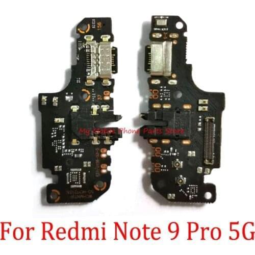 10 PCS USB Charging Dock Board Port Flex Cable For Xiaomi Redmi Note 9 Pro 9pro Charger Port Dock Connector Board Flex Cable