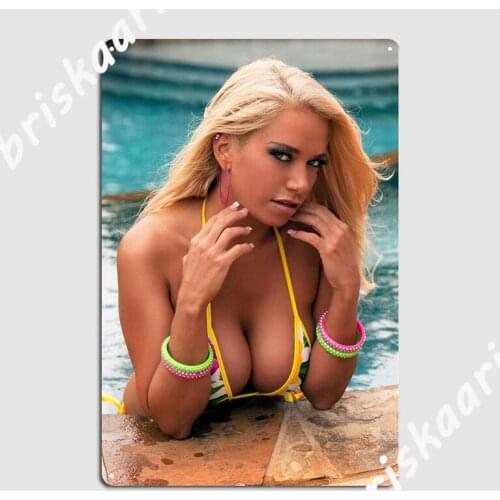 In The Hot Tub Metal Sign Wall Cave Garage Club Funny Wall Decor Tin sign Poster