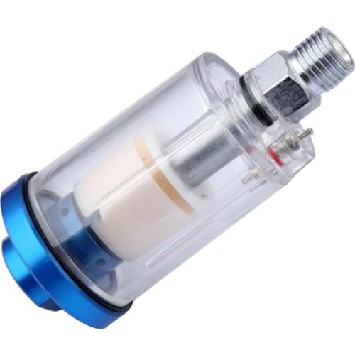 High Pressure 1/4 inch Water Oil Separator Inline Air Hose Filter Moisture Trap for Compressor Spray Paint Gun Pneumatic Parts