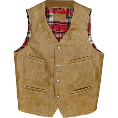 Summer Motorcycle Mans Vest Coat Sleeveless Cowhide Waistcoat Vest Genuine Leather Weskit For Men European Fashion Streetwear