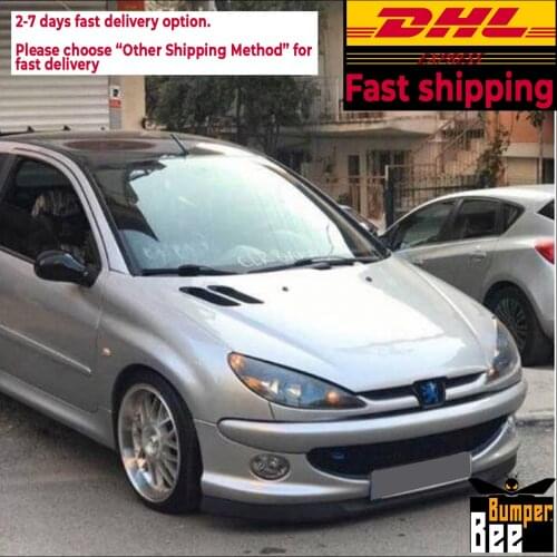 PEUGEOT 206 206 GTI 206 RC Astra H LIP Model FRONT SPOILER BUMPER LIP Euro Spoiler Lip Universal 2 pcs Body Kit
