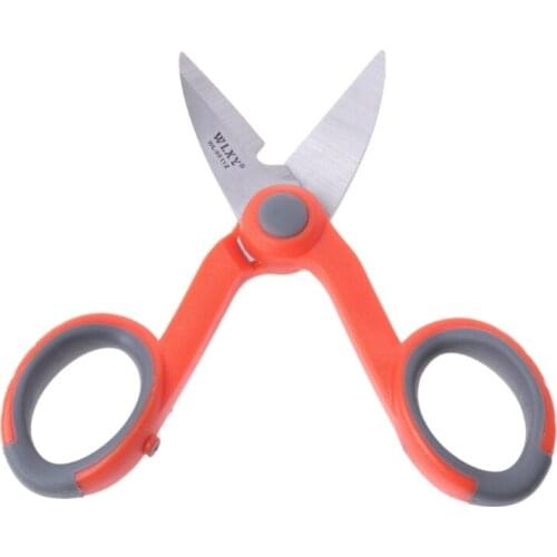 5-1/2" Multipurpose Electrical Shears Fiber Optic Kevlar For Cut Electrical Wire