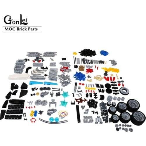 514-853Pcs MOC Building Blocks Bricks Parts Pack fit for Robot EV3 45544 Core Set EV3 9898 Parts 45560 DIY Education Toys Gifts