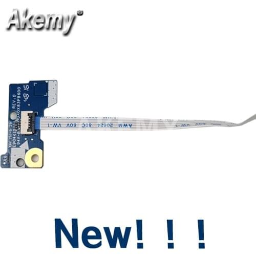 Akemy NEW For HP ProBook 455 450 G4 450 G3 power switch button board With Cable DA0X83PB6D0 100% Tested Free Cable