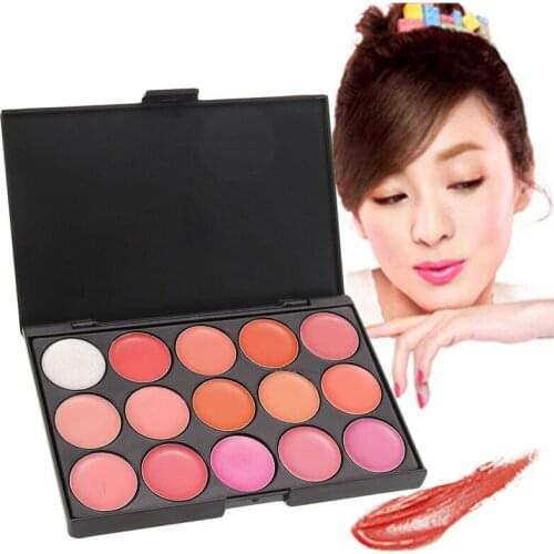 Ange Aile 15color/set Beauty Lipstick Palette Set Cosmetic Makeup Lip Gloss Long Lasting Lip Gloss Lipstick Palette Set
