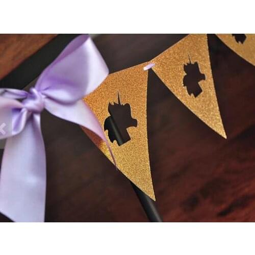 Glitter Unicorn Buntings Banners Garlands. Baby Shower Decoration / Gender Reveal Party / Photo Prop