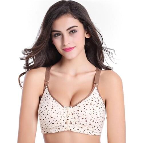 Cotton Breast Feeding Bras Maternity Nursing Bras Prevent Sagging For Women Soutien Gorge Allaitement Pregnant Underwear