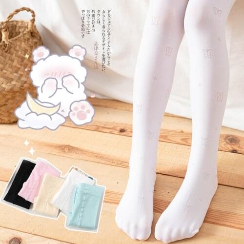 Spring/summer child embroidered tights for baby girls kids Hollow butterfly pantyhose stockings for Ballet dance toddler tights