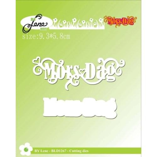 Sirius English label Metal Cutting Dies Stencils Template for DIY Scrapbooking Embossing Paper Cards Album Making Craft Die