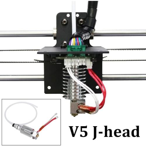 Metal V5 J-head Hotend Kit Extruder V5 Heater Block 3D Printer Parts for Anycubic I3 Mega 3D Printer 1.75mm Filament