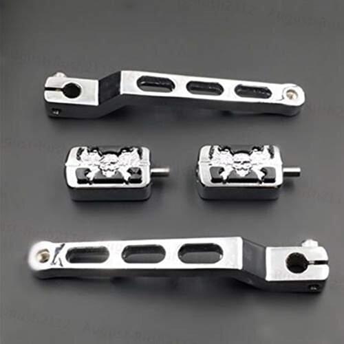 Motorcycle Chrome Heel Toe Shifter Arms Gear Shift Levers For 1986-2012 Harley Electra Glide Softail Tour Glide