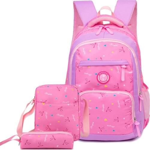 Children school bags set girls kids orthopedic backpack primary school backpack princess schoobag kids satchel mochila infantil