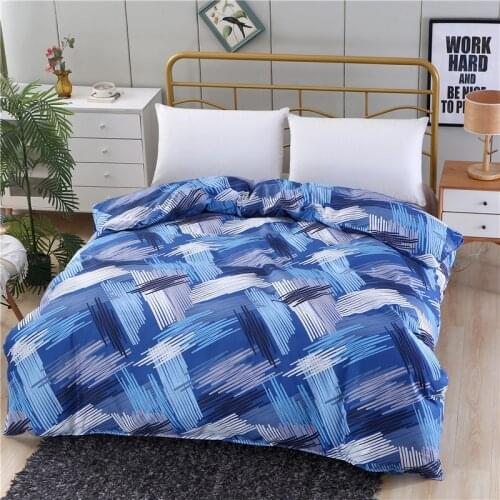 1pc 100% polyester Duvet Cover pastoral style Reactive printing warm sets various sizes can be customized
