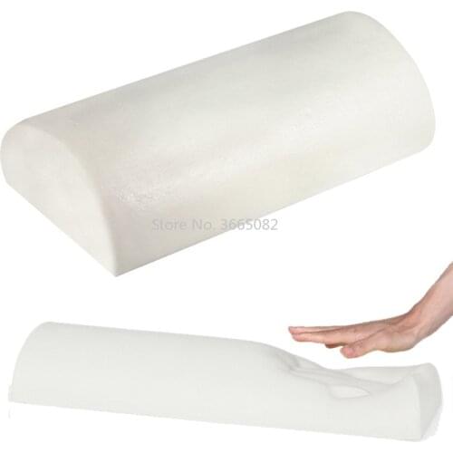 Half Moon Bolster Wedge Sleeping Pillow Adjustable Inserts Memory Foam Removable Cover Bamboo Relieve Back Neck Knee Ankle Pain