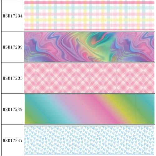 22MM 25MM 38MM 50MM 75mm Printed Pattern on Grosgrain Ribbon for diy ribbon