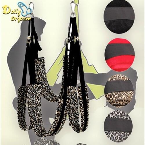 Couples Sex Toys BDSM Bondage Set Hanging Door Soft Sex Swing Toys For Woman Men Couple Slave Restraint Erotic Sexual Harness