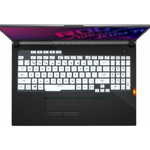 Silicone Keyboard Cover Skin For ASUS ROG Hero III Scar III Strix G731GW G731GU G731GT G731 G 731 GW GU GT 17 inch Gaming Laptop