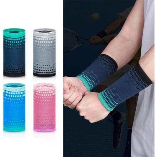 Sports Wristband Protective Nylon Sweatband Wrist Protector for Basketball Volleyball Fitness Weight Lifting Brace Sweat Band