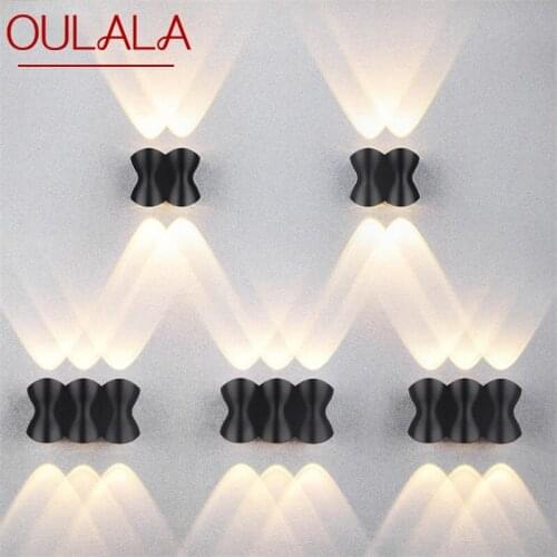OULALA Outdoor Wall Sconces Light Modern Waterproof IP65 LED Lamp Decorative For Patio Garden Balcony