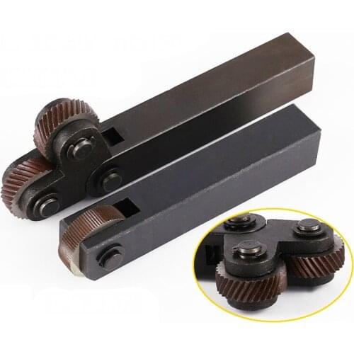1set 26mm Knurling Tool Steel Dia Dual/Single Wheels Linear Pitch Knurl Set Lathe Cutter Machine Tools 0.6mm-3.0mm