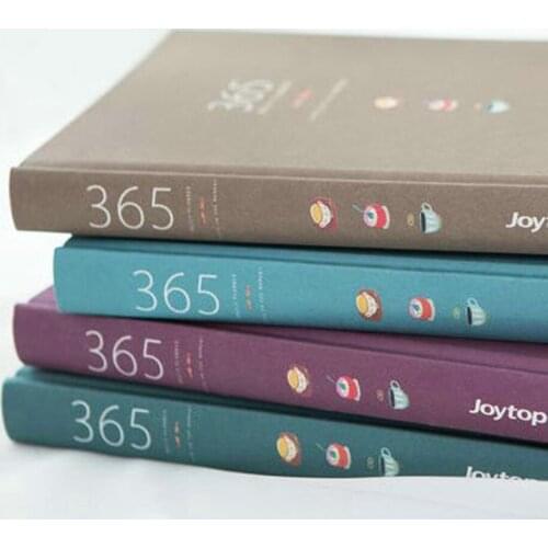 1pcs Cute Stationery Notebook 365 Planner Kawaii A5 Weekly Monthly Daily Diary Planner 2019 And Journals School Supplies