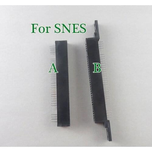 30PCS Replacement for SFC SNES Clone Console 2.54mm Interval 62 Pin 62Pins Card Slot for Nintendo Super Famicom