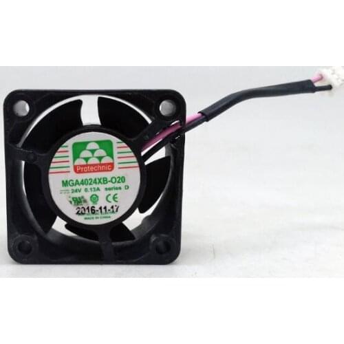 4020 24V 4cm mga4024xb-o20 two wire printer copier fan double ball fan