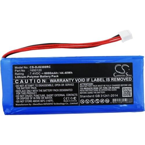 Cameron Sino 6000mAh Battery for DJI GL300C,GL300F,Inspire 1 Controller,2 Controller,Phantom 3 Controller,4 Controller,4 Pro