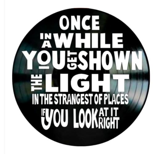 Scarlet Begonias song lyrics by Grateful Dead on a Vinyl Record Wall Decor