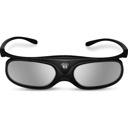 BOBLOV Active Shutter 3D Glasses DLP-Link USB Blue Compatible BenQ W1070 W700 Dell Projector 3D Glasses for Projector DLP