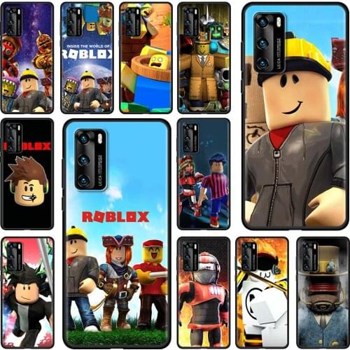 Robloxes Game Case For Huawei P30 P40 P20 Lite P Sarmt Z Y6p Y9 Y6 Y7 2019 Honor 20 8X 30i Black Shell Phone Capas