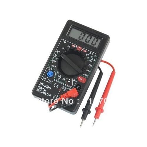 DT-830B LCD Display Digital Multimeter Tester Equipment Tool AC/DC Voltage Current Resistance Ohm Measure Factory Home Hobby Lab