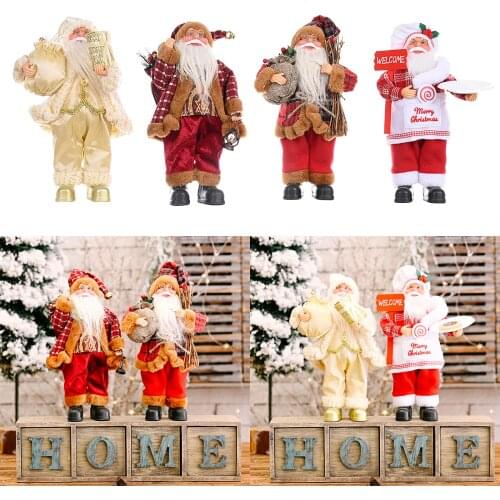 Santa Claus Doll Christmas Tree Hanging Decoration Oil Lamp New Year Home Decoration Natal Kids Gift Merry Christmas Decors