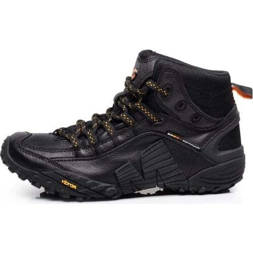 High Quality Merrell Professional Mens Sports Boots For Waterproof Climbing Mountaineering All Black Color Outdoor Sneakers