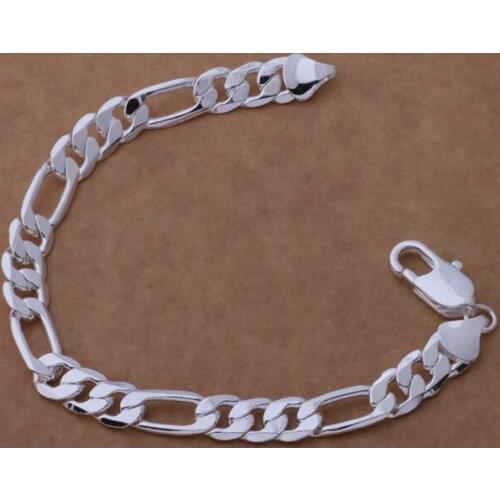 SL-AH252 Wholesale Silver Color Gift Women Lady Nice High Quality Fashion Jewelry 10 M Flat Three Hand /blgakcna Akfajbma