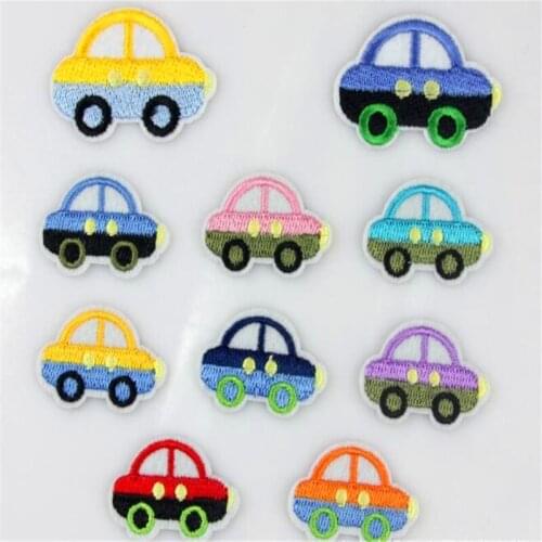 Mix colors 3.4x2.4cm auto cars cloth embroidered Patches sew-on iron-on patch CX29