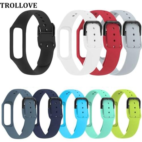 For Galaxy Fit-e R375 Wrist Watch Strap Belt Silicone Wristband for Samsung Galaxy Fit e Smart Bracelet Replacement Accessories