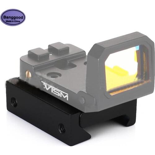 Tactical RMR Red Dot Sight PRO P2 VISM Scope Mount Base Adapter Converter For 20MM Weaver Rail Airsoft G17 Hunting Accessories